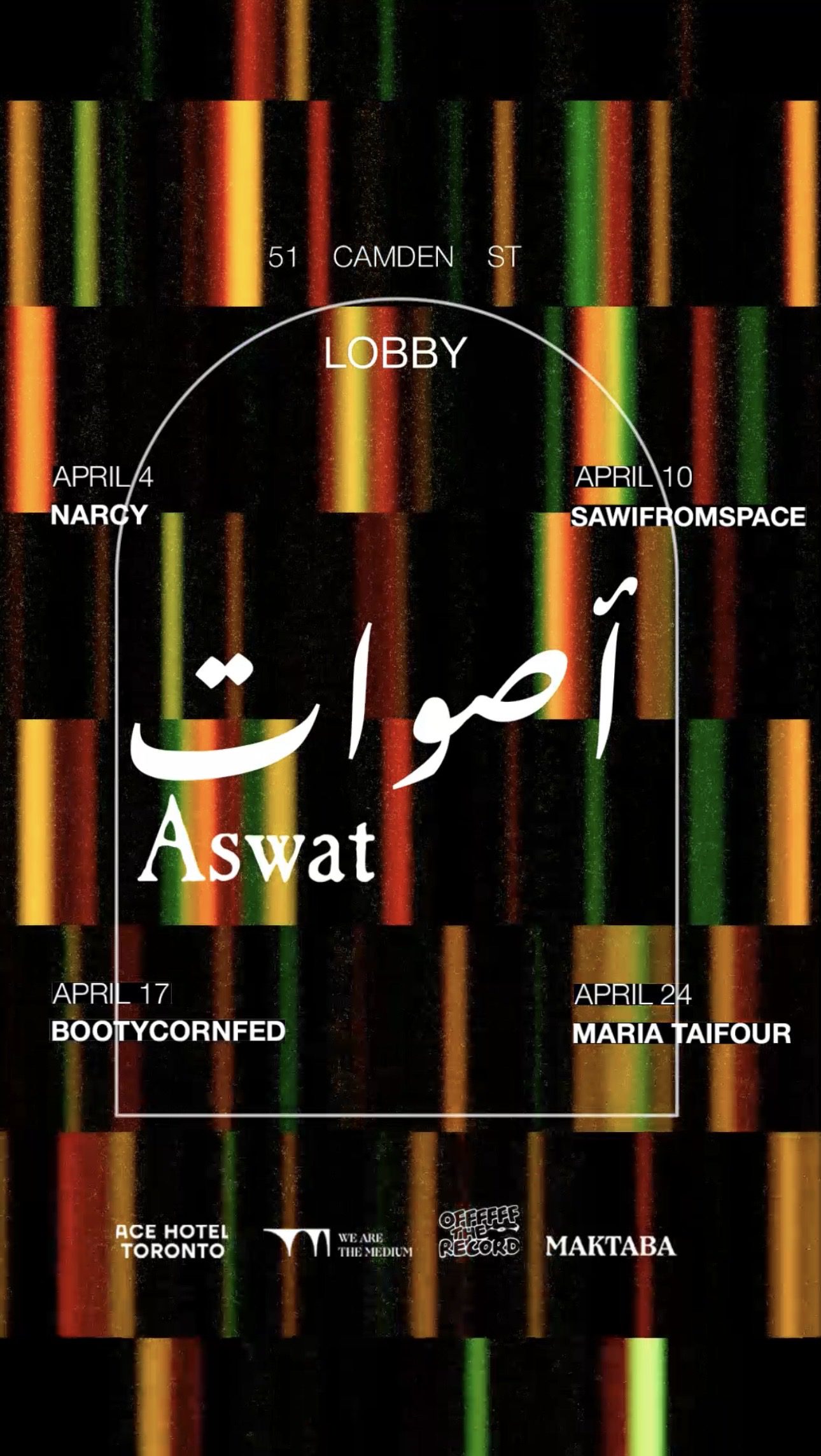 Aswat in The Lobby with MARIA TAIFOUR