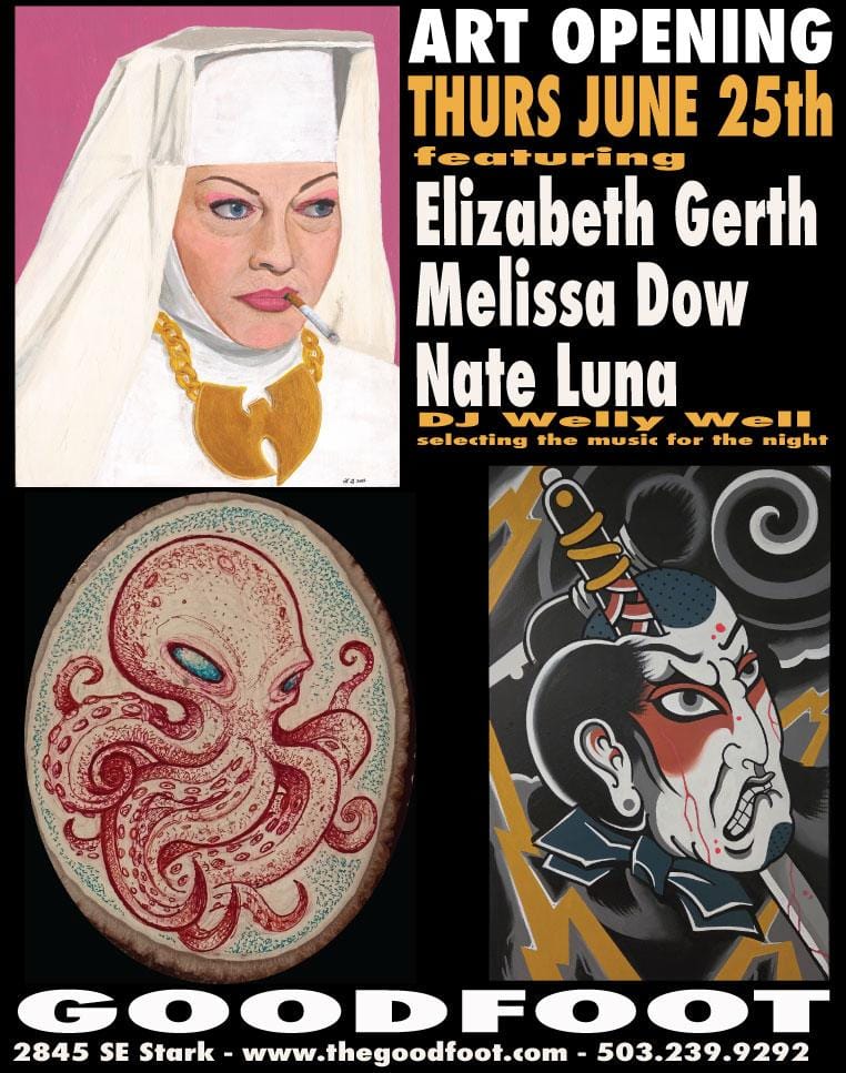 Last Thursday Art Opening (Upstairs Pub; 5pm Doors)