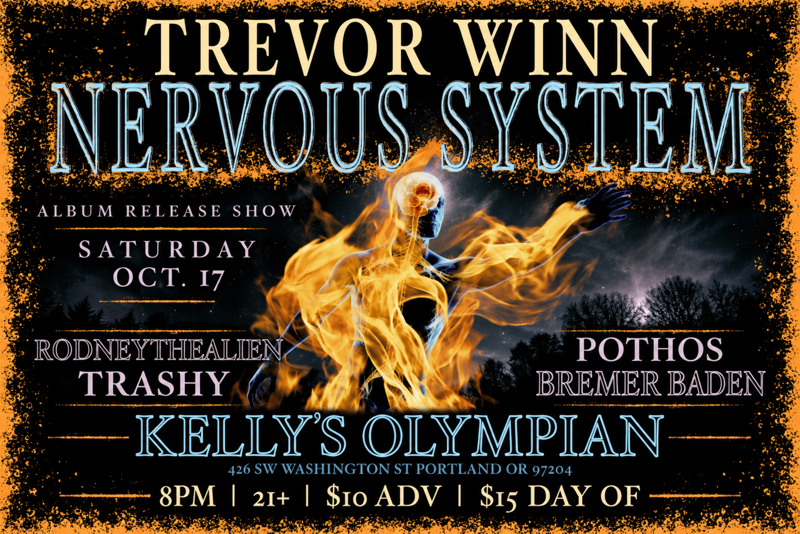 TREVOR WINN: NERVOUS SYSTEM ALBUM RELEASE