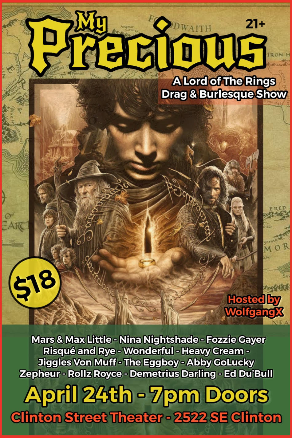 My Precious: A Lord of the Rings Drag & Burlesque Show
