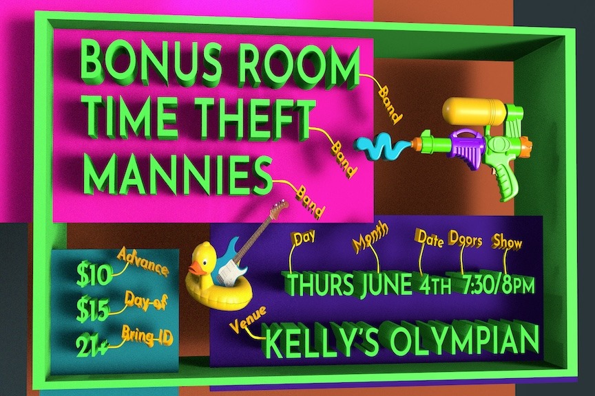 Bonus Room, Time Theft, Mannies