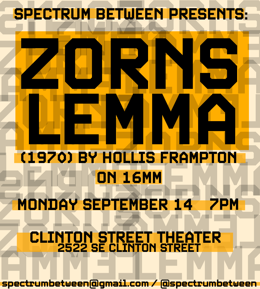 Zorns Lemma on 16mm