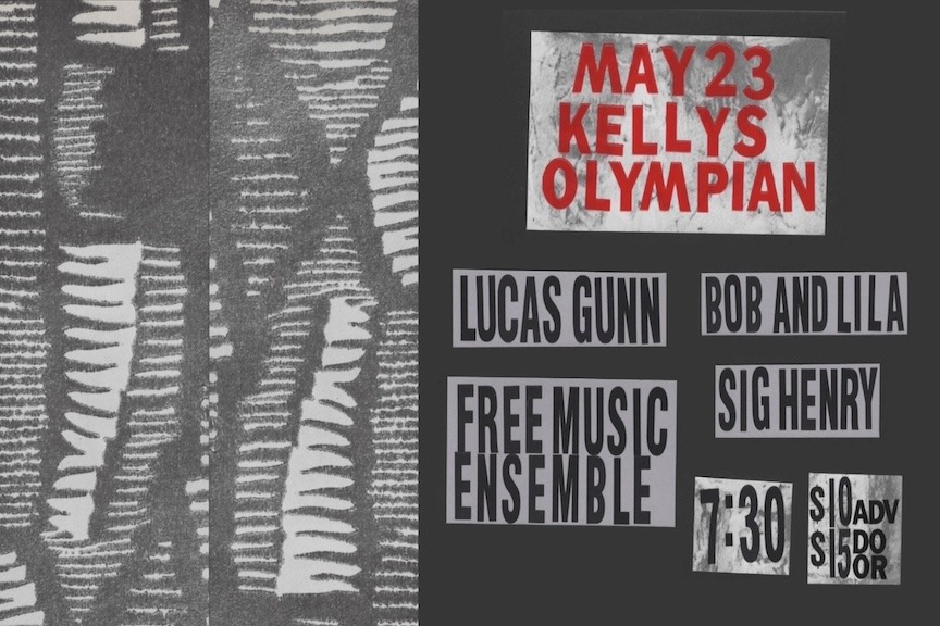 Lucas Gunn, Bob and Lilla, Free Music Ensenble, Sig Henry