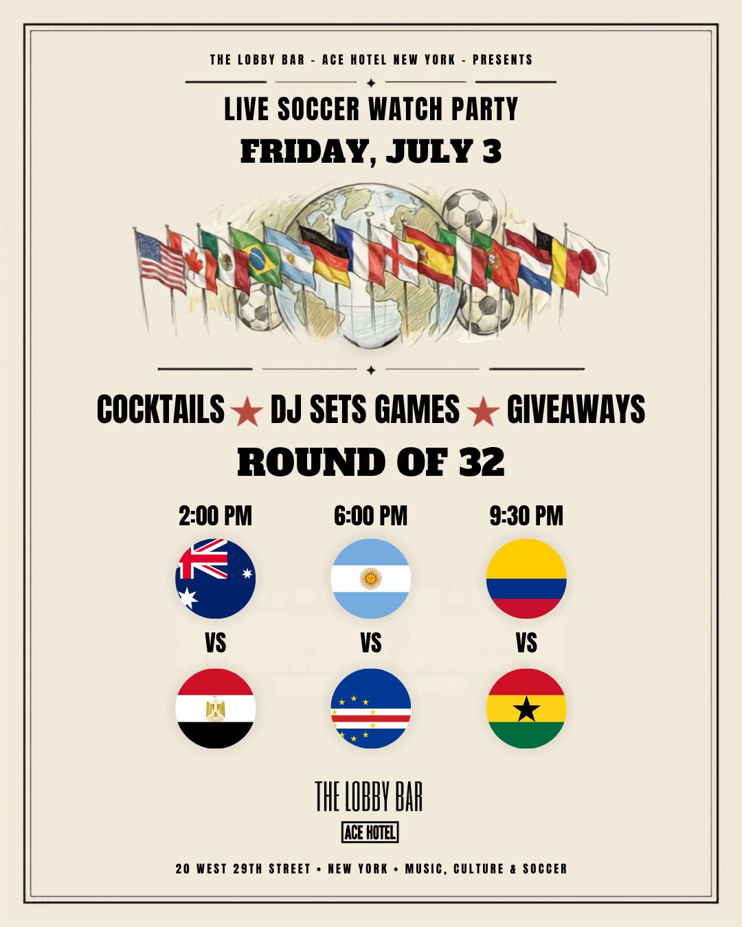Live Soccer Watch Party