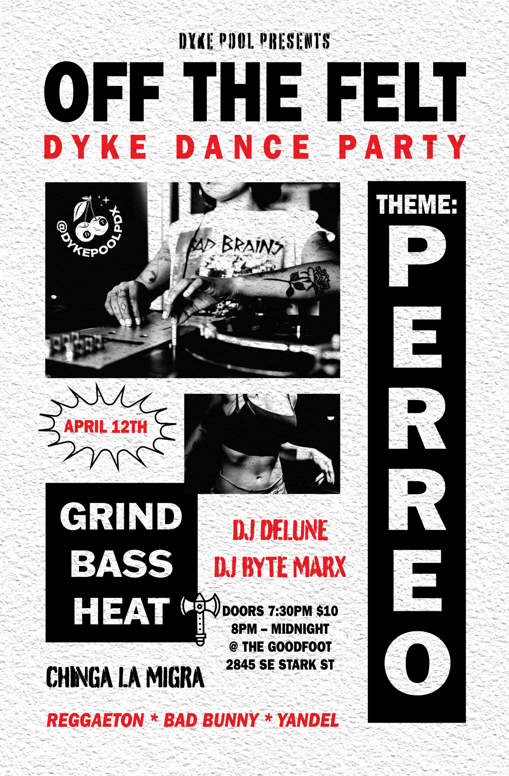OFF THE FELT DYKE DANCE PARTY (7:30 Doors)