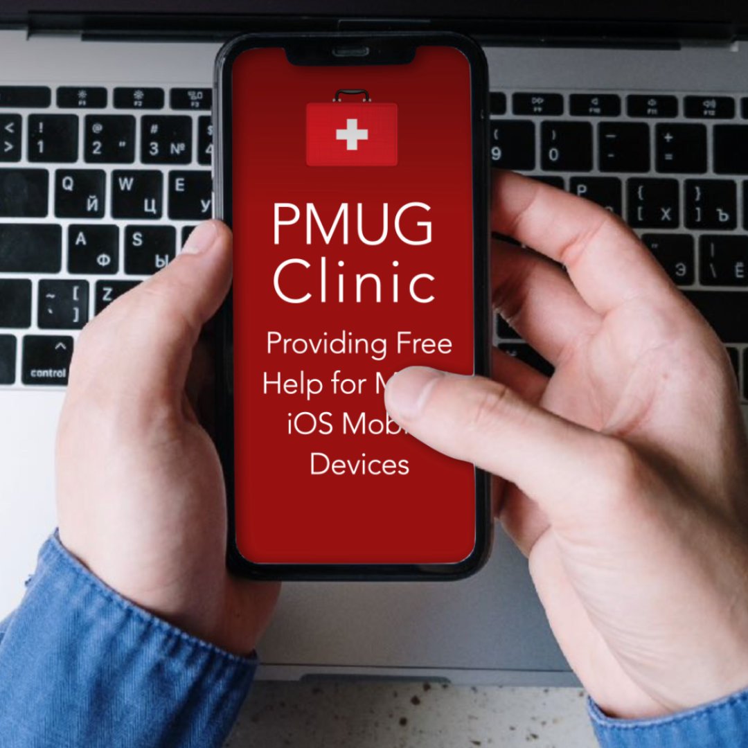 PMUG Clinic Via Zoom / August 25th / 6:00 pm