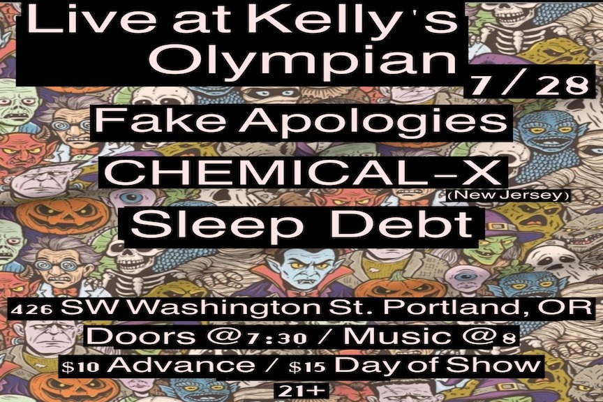 Fake Apologies, Chemical-X (NJ), Sleep Debt