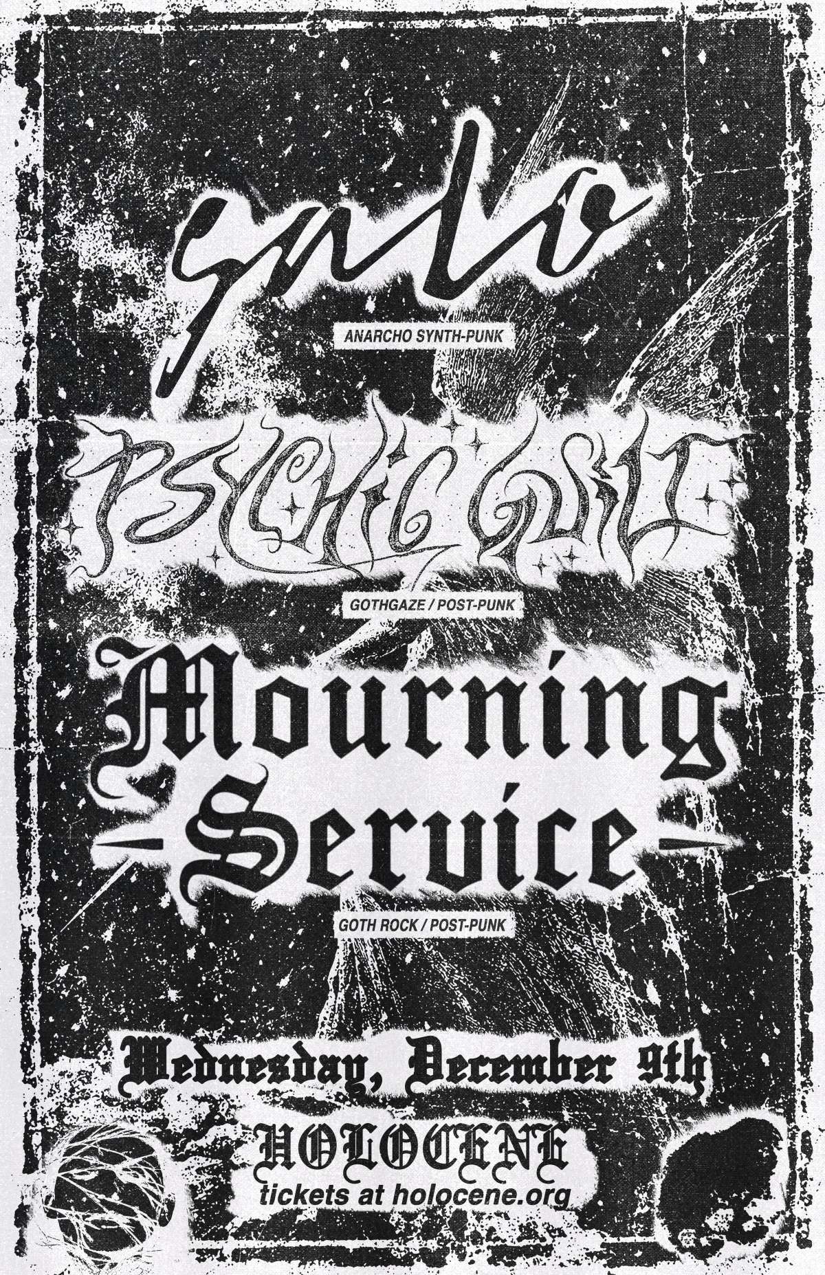 Salo // Psychic Guilt // Mourning Service – 21+