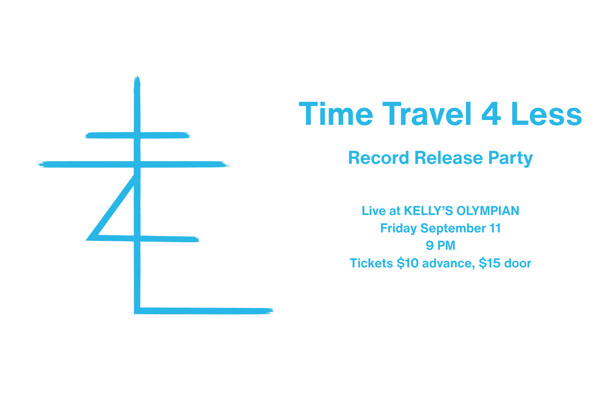 Time Travel 4 Less Album Release Party!