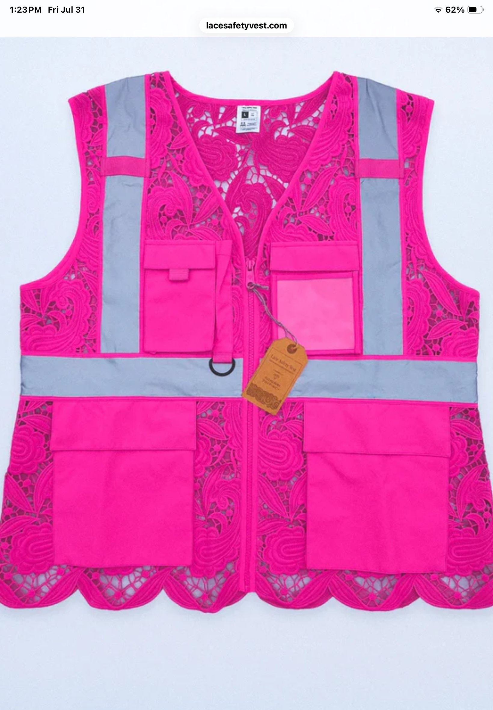 Lace Safety Vest ride