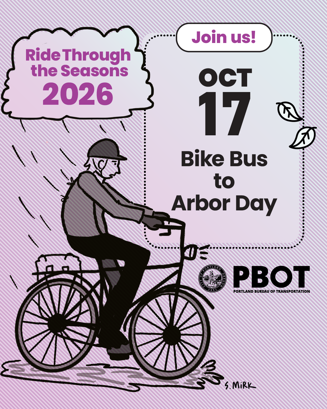 Bike Bus to Arbor Day
